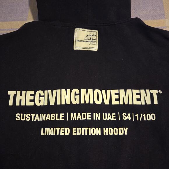 The Giving Movement Hoodie Mens M / L Oversized Pullover Limited Edition Medium - Picture 10 of 11